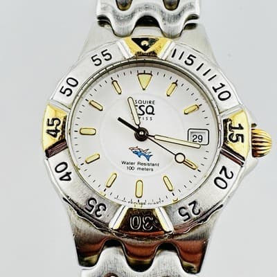 Vintage ESQ Swiss By Movado Women’s Stainless Submersible 330ft Diver Watch - Thumbnail 3