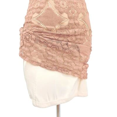 Altar’d State Dusty Rose Eyelet Lace Mini Dress XS - Thumbnail 7