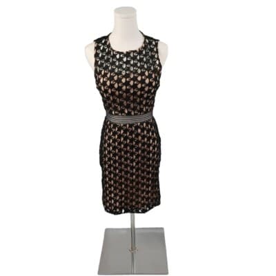 City Studio Black Star Lace Overlay Dress S / Juniors 3 - Image 1