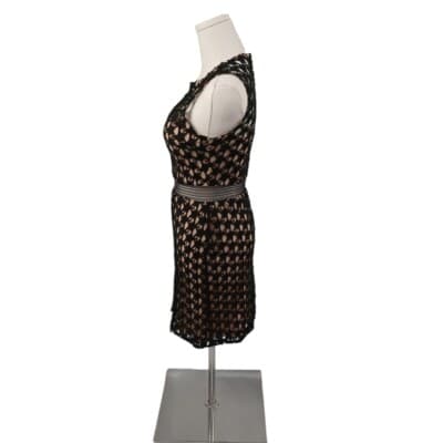 City Studio Black Star Lace Overlay Dress S / Juniors 3 - Thumbnail 2