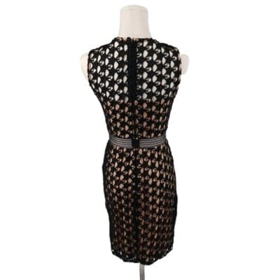 City Studio Black Star Lace Overlay Dress S / Juniors 3 - Thumbnail 3