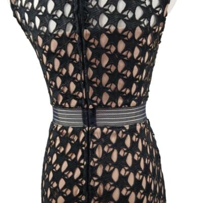 City Studio Black Star Lace Overlay Dress S / Juniors 3 - Thumbnail 4