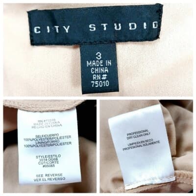 City Studio Black Star Lace Overlay Dress S / Juniors 3 - Thumbnail 5