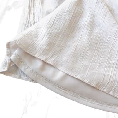 Lavila Cream Ruffle-Sleeve Tiered Midi Dress M - Thumbnail 7