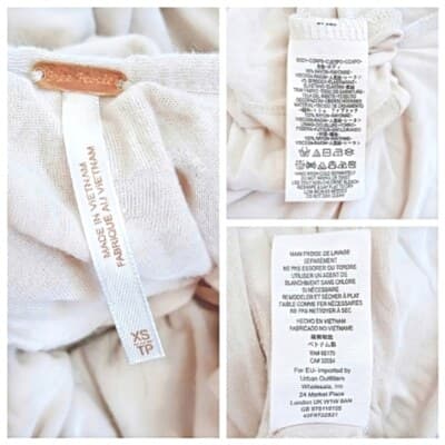 Free People Lace Embroidered Empire Waist Mini Dress Beige XS Spaghetti Straps - Thumbnail 6