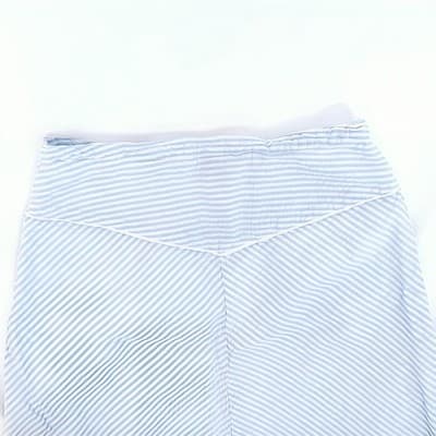H&M L.O.G.G. Blue & White Striped Mini Skirt 4 - Thumbnail 4