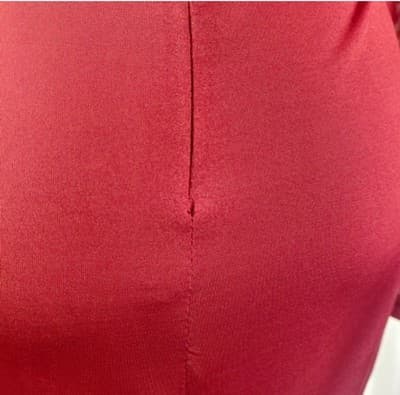 Privy Burgundy Mesh-Panel Draped Bodycon Mini Dress S - Thumbnail 8