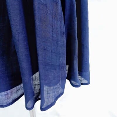 IZ Byer Navy Beaded Dress M Fit-and-Flare V-Neckline Adjustable Straps Mini - Thumbnail 6