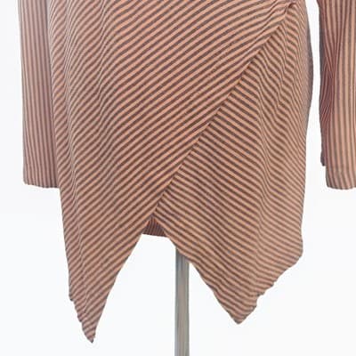 Soft Surroundings Striped Button-Front Tunic Top XS - Thumbnail 8