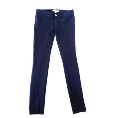 Banana Republic Sloan Fit Skinny Pants Blue Size 0 Mid-Rise Ankle-Length Stretch - Image 1