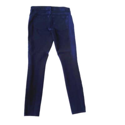Banana Republic Sloan Fit Skinny Pants Blue Size 0 Mid-Rise Ankle-Length Stretch - Thumbnail 2
