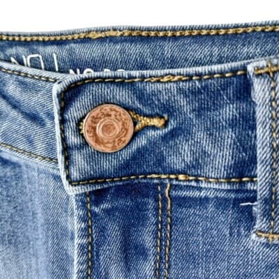 No Boundaries High-Waisted Skinny Jeans Medium Wash Size 1 S Tapered Leg - Thumbnail 4