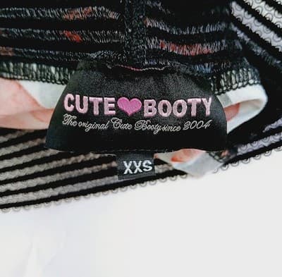 Cute Booty Lounge Red Rose Scrunch Bum Leggings XXS - Thumbnail 6