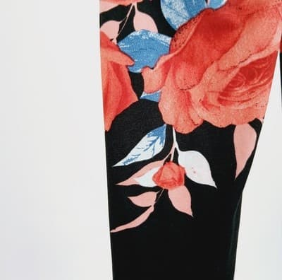 Cute Booty Lounge Red Rose Scrunch Bum Leggings XXS - Thumbnail 5