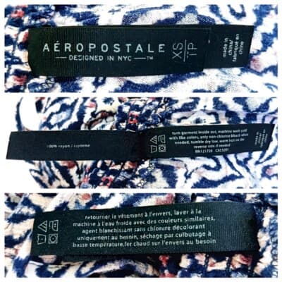 Aeropostale Geometric Halter Tank Top Multicolor Print Boho Rayon Summer XS - Thumbnail 6