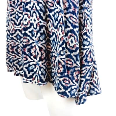 Aeropostale Geometric Halter Tank Top Multicolor Print Boho Rayon Summer XS - Thumbnail 5