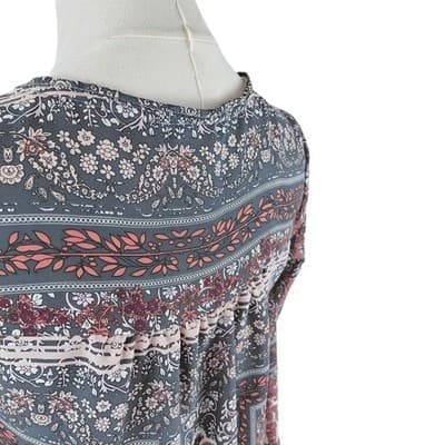 Altar’d State Bohemian Bell Sleeve Mini Dress S - Thumbnail 5