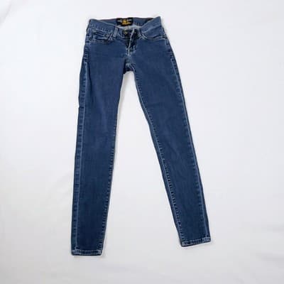 Lucky Brand Charlie Dark Blue Skinny Jeans 0