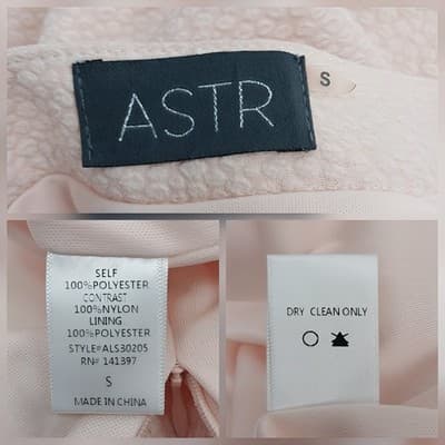 ASTR The Label Blush Pink High Waisted Sheer Lace Midi Skirt S - Thumbnail 6