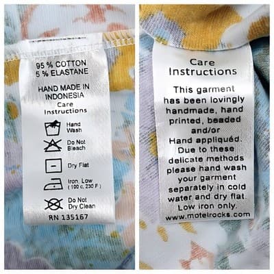 NWOT Motel Urban Outfitters 90s Off-The-Shoulder Floral Mini Dress M - Thumbnail 7