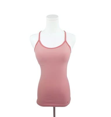 Nike Dri-FIT Pink and Orange Racerback Athletic Tank Top XS - Image 1