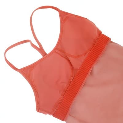 Nike Dri-FIT Pink and Orange Racerback Athletic Tank Top XS - Thumbnail 6