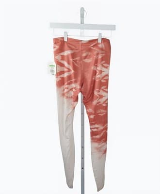 NWOT Wonderly Studio Orange and White Tie-Dye Ombré High-Waisted Leggings S - Thumbnail 3