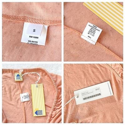 New Orange Ruffle Trim Lounge Shorts Beach House Brand S Drawstring Flowy Loose - Thumbnail 4