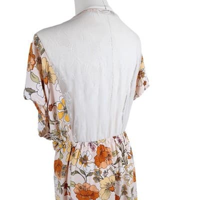 Liberty Love Sheer Lace Floral Kimono Duster M - Thumbnail 5