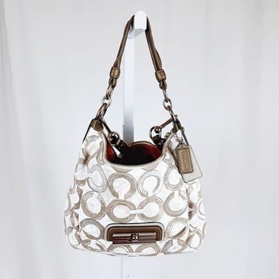 NWOT Coach Kristin Sequin Op Art Hobo Bag L1082-16791