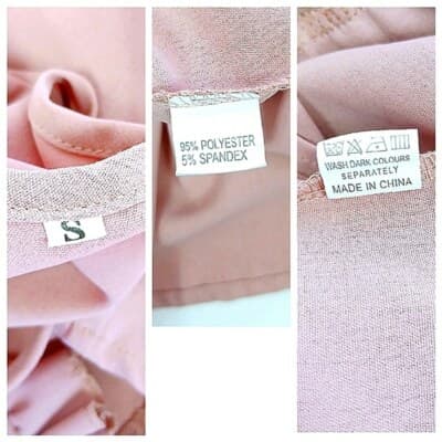 Ruffle Tiered Sleeveless Top Pink Babydoll Style V-Neck S Ruffle Trim - Thumbnail 6