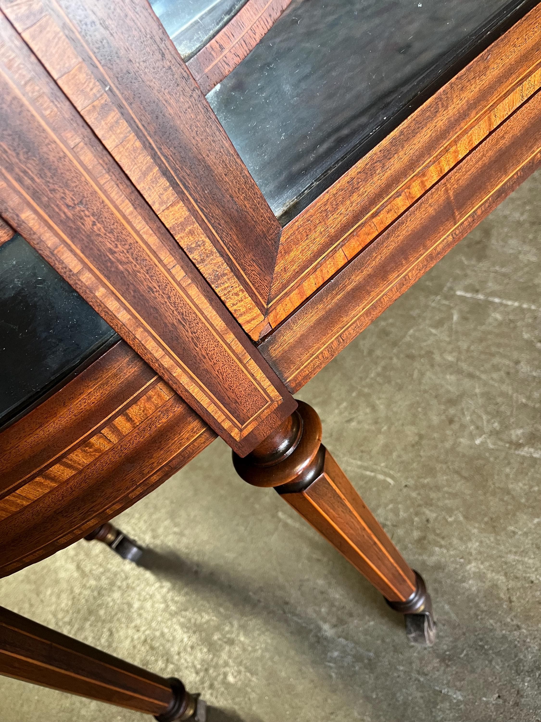 Antique Berkey and Gay Sheraton Style Cabinet - Thumbnail 14