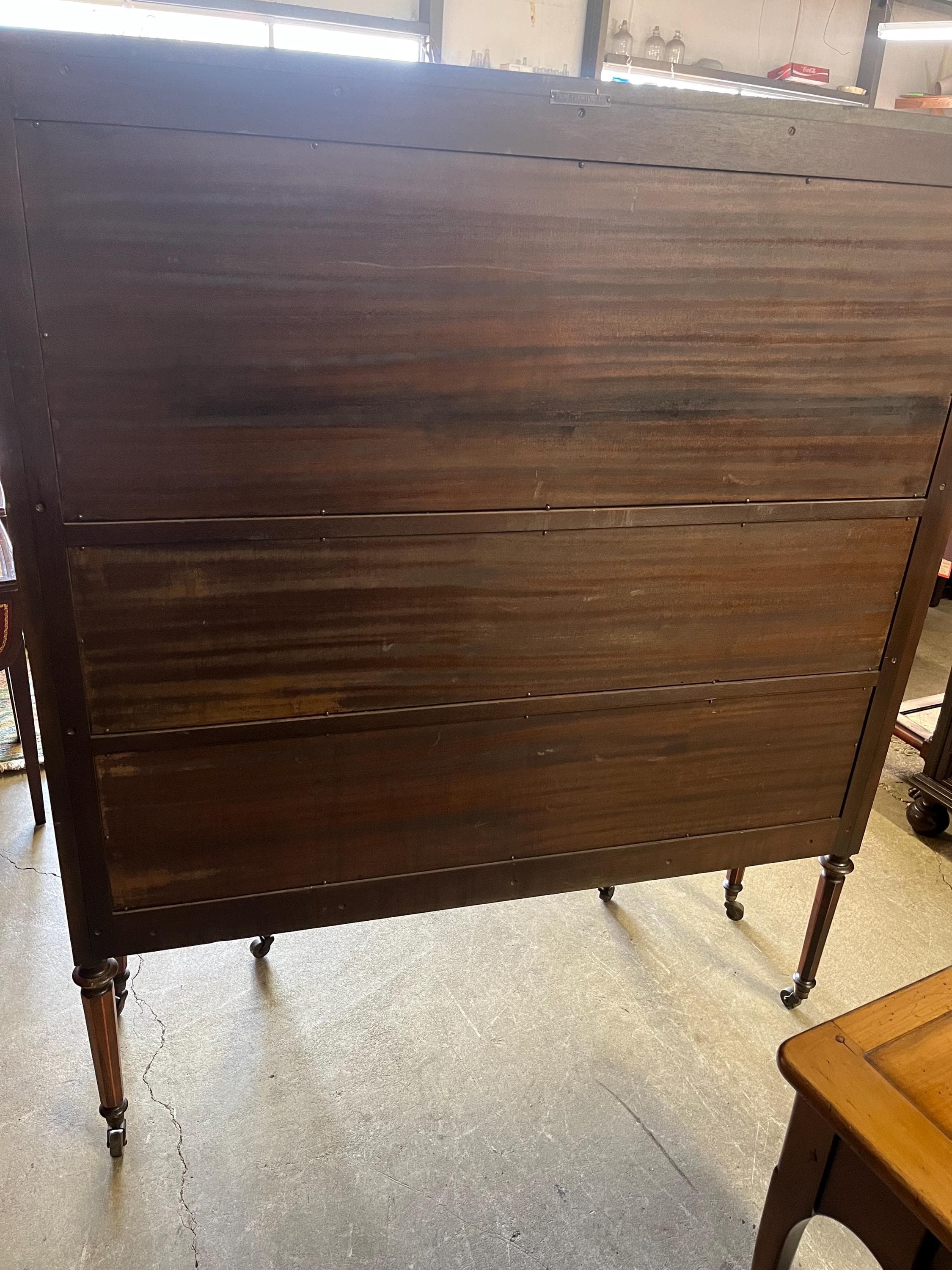 Antique Berkey and Gay Sheraton Style Cabinet - Thumbnail 5