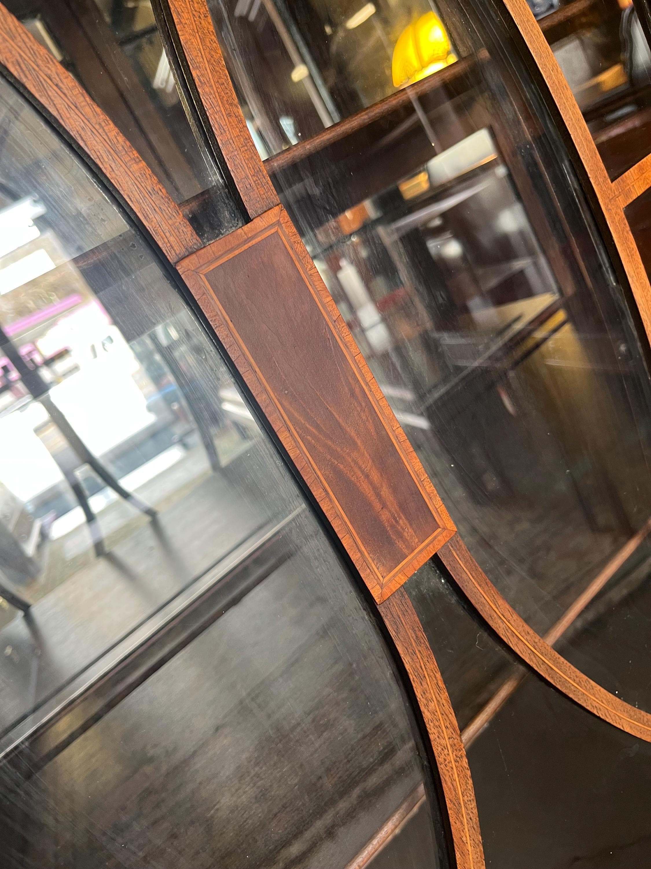 Antique Berkey and Gay Sheraton Style Cabinet - Thumbnail 12