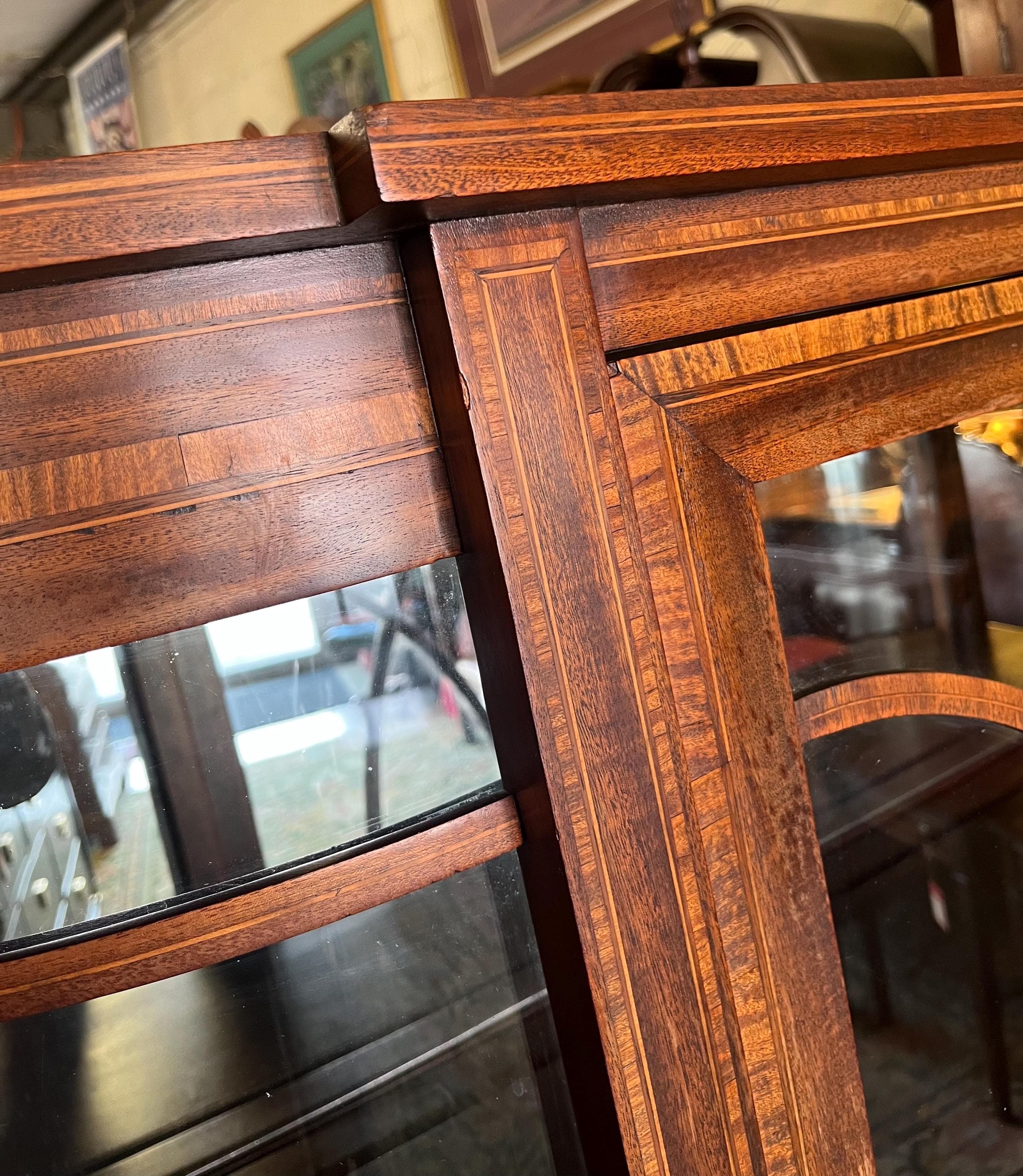 Antique Berkey and Gay Sheraton Style Cabinet - Thumbnail 9