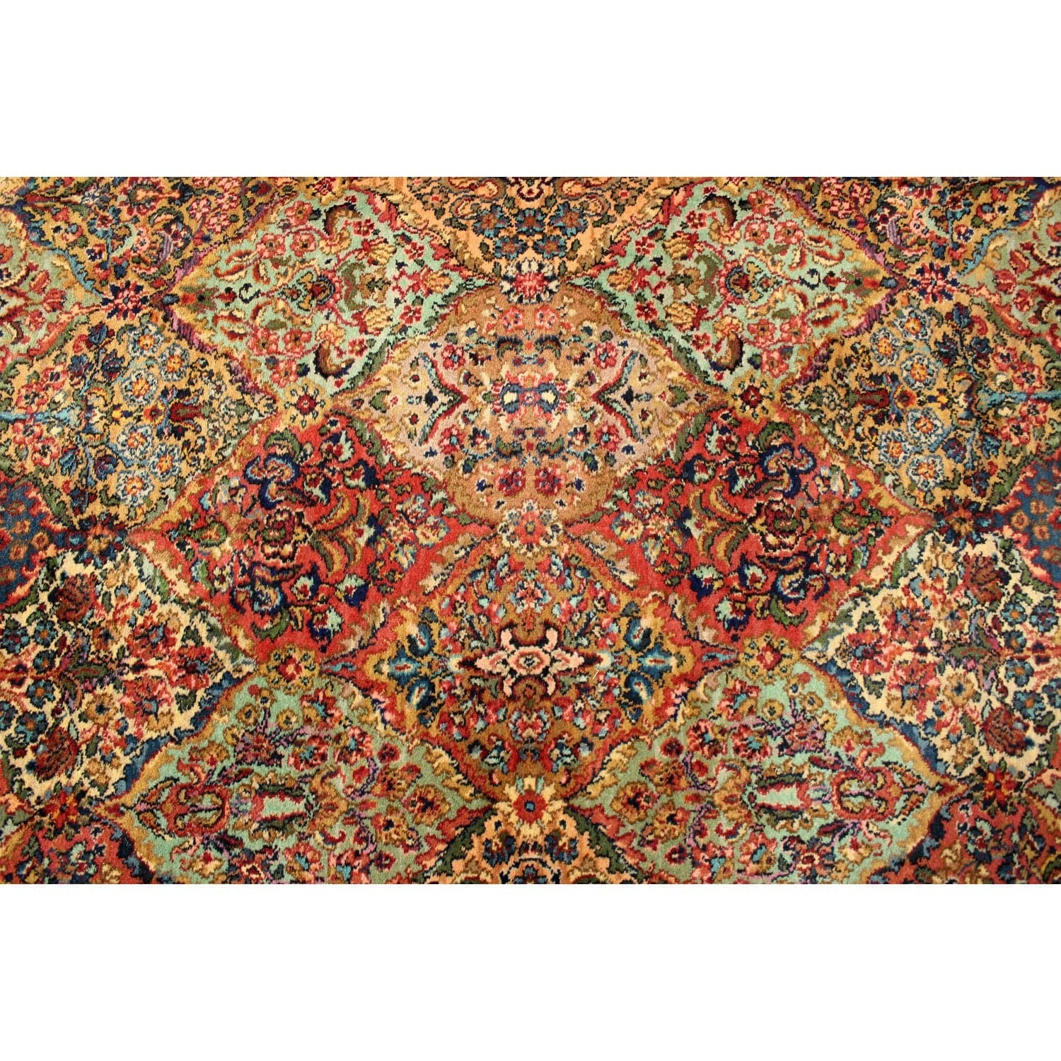 Karastan 9' 11'' X 5' 9'' Multicolor Panel Kirman Area Rug - Thumbnail 3