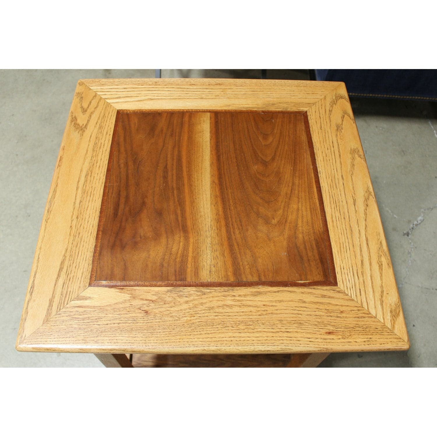 Two-Tone Oak Mission Style End Table - Two-Tone - Thumbnail 5