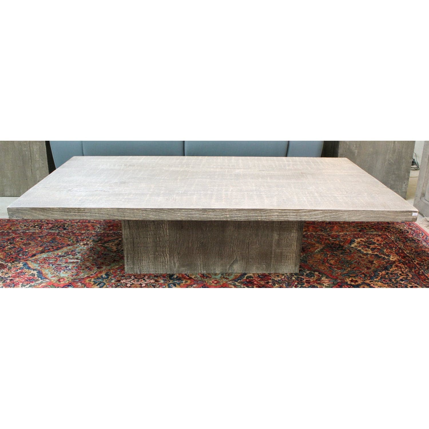 Restoration Hardware "Plinth" Coffee Table - Gray - Thumbnail 2