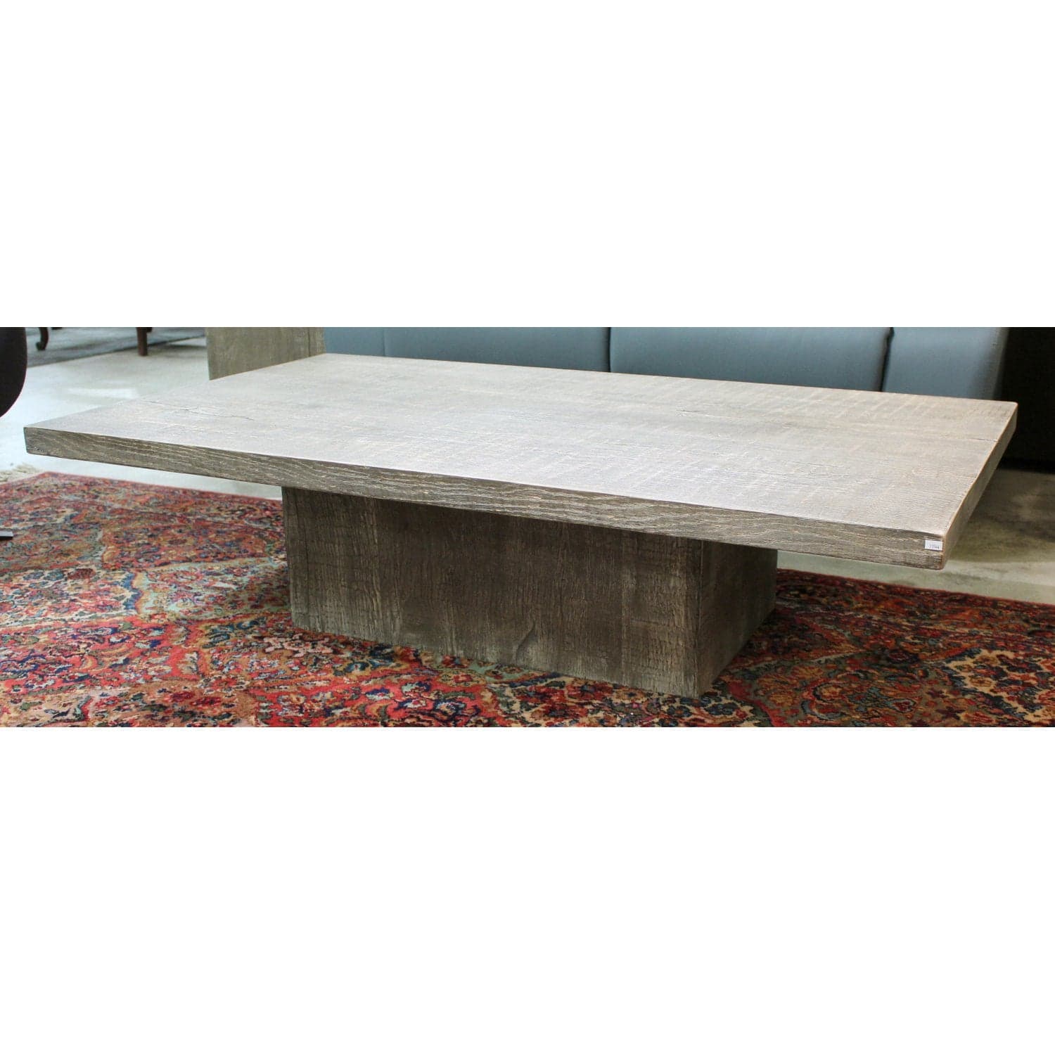 Restoration Hardware "Plinth" Coffee Table - Gray - Thumbnail 3