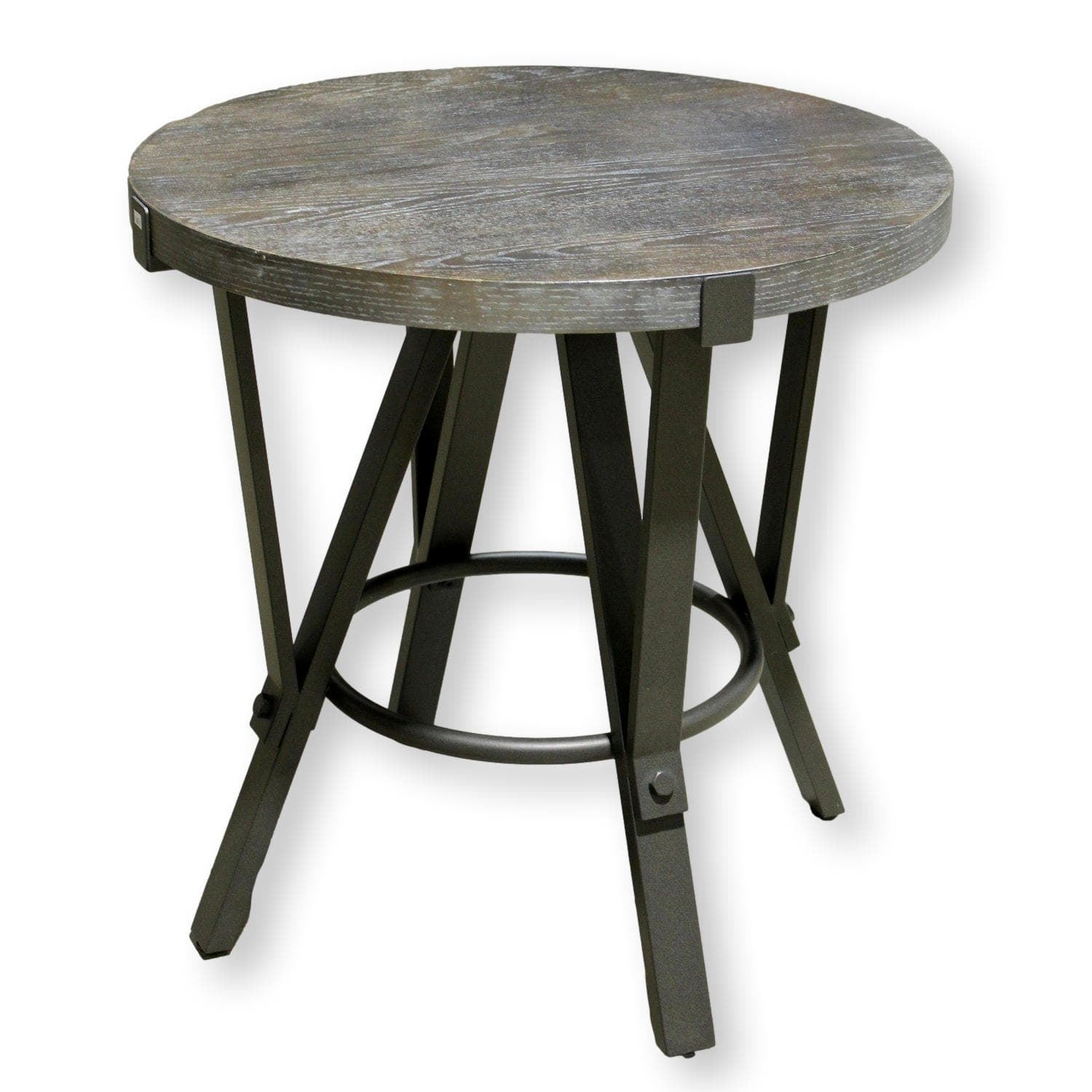 Steve Silver Company Round Gray Accent Table - Gray - Image 1