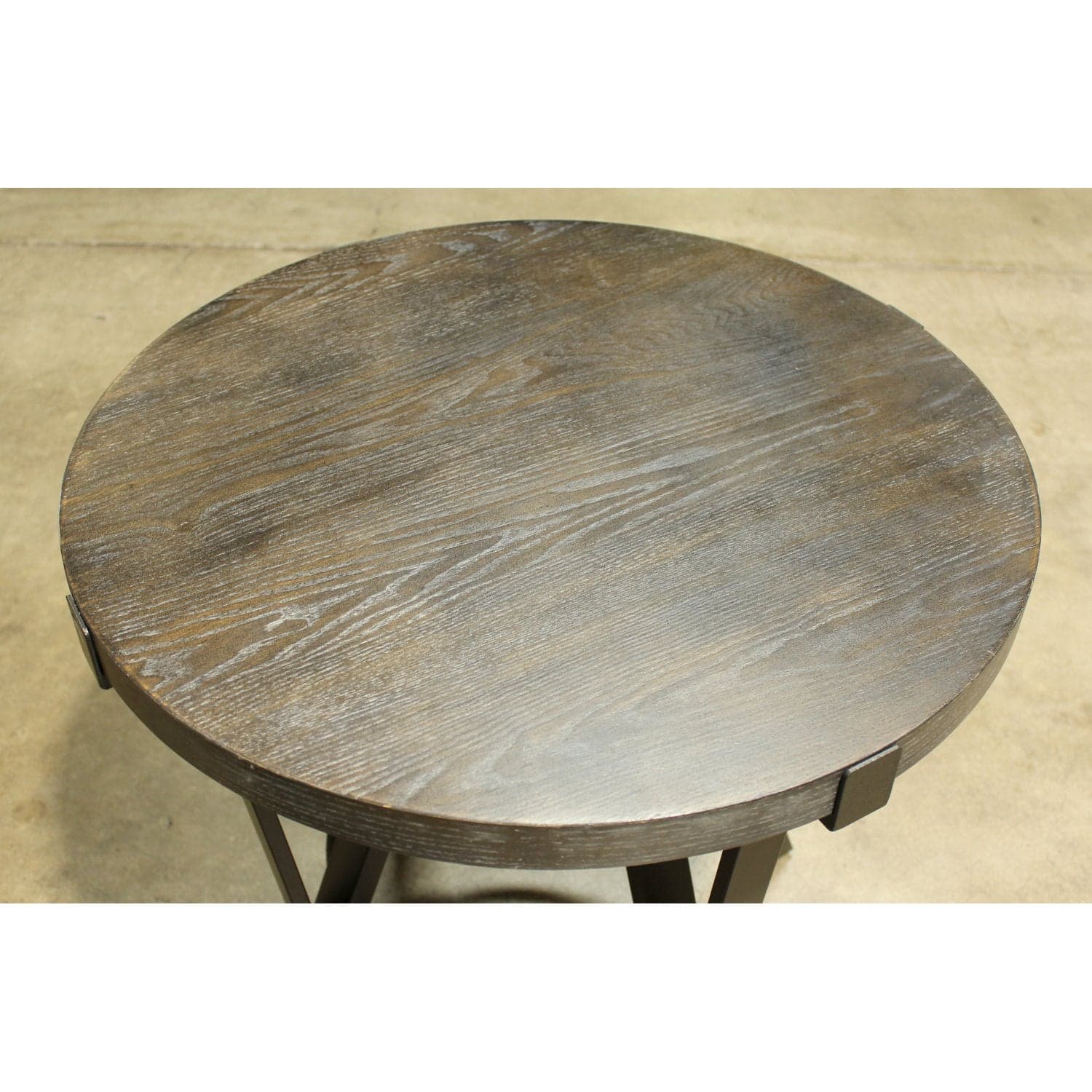 Steve Silver Company Round Gray Accent Table - Gray - Thumbnail 2