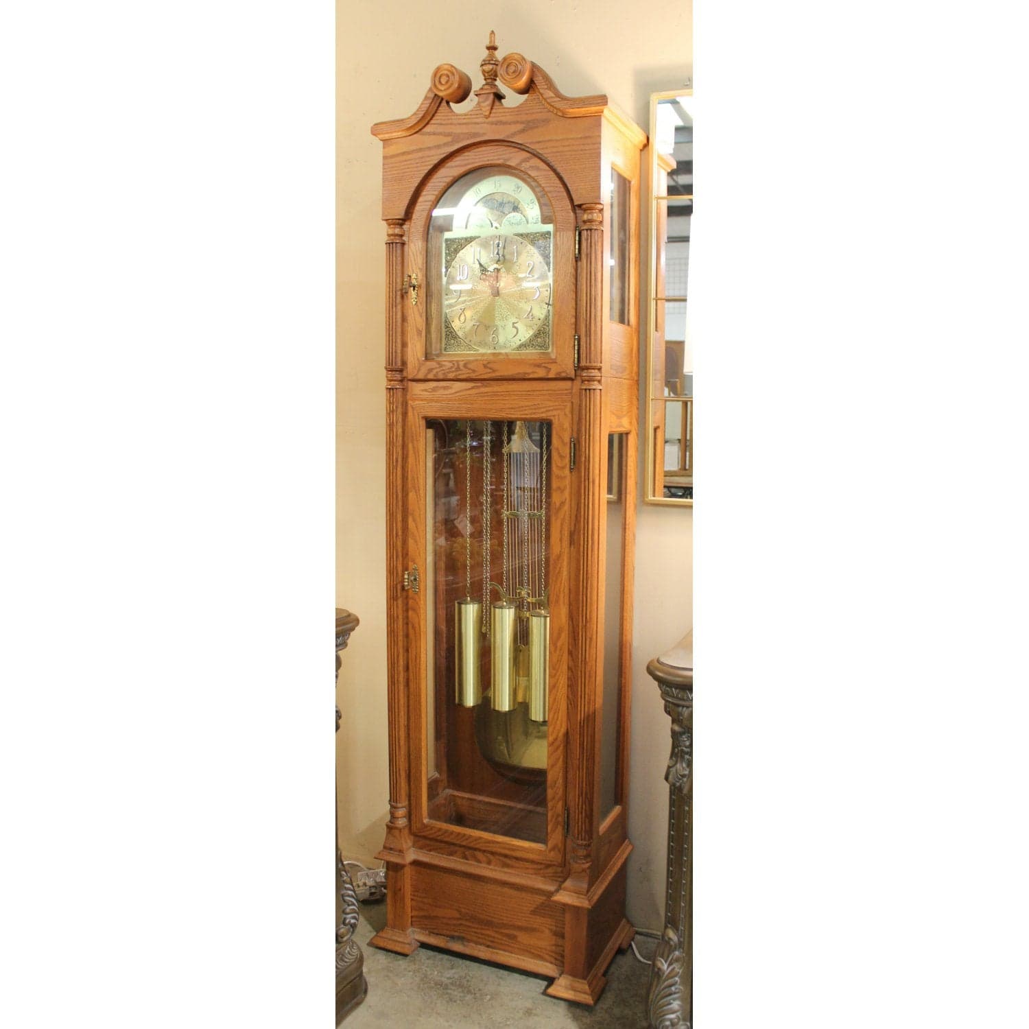 Klockit Oak Grandfather Clock - Thumbnail 2