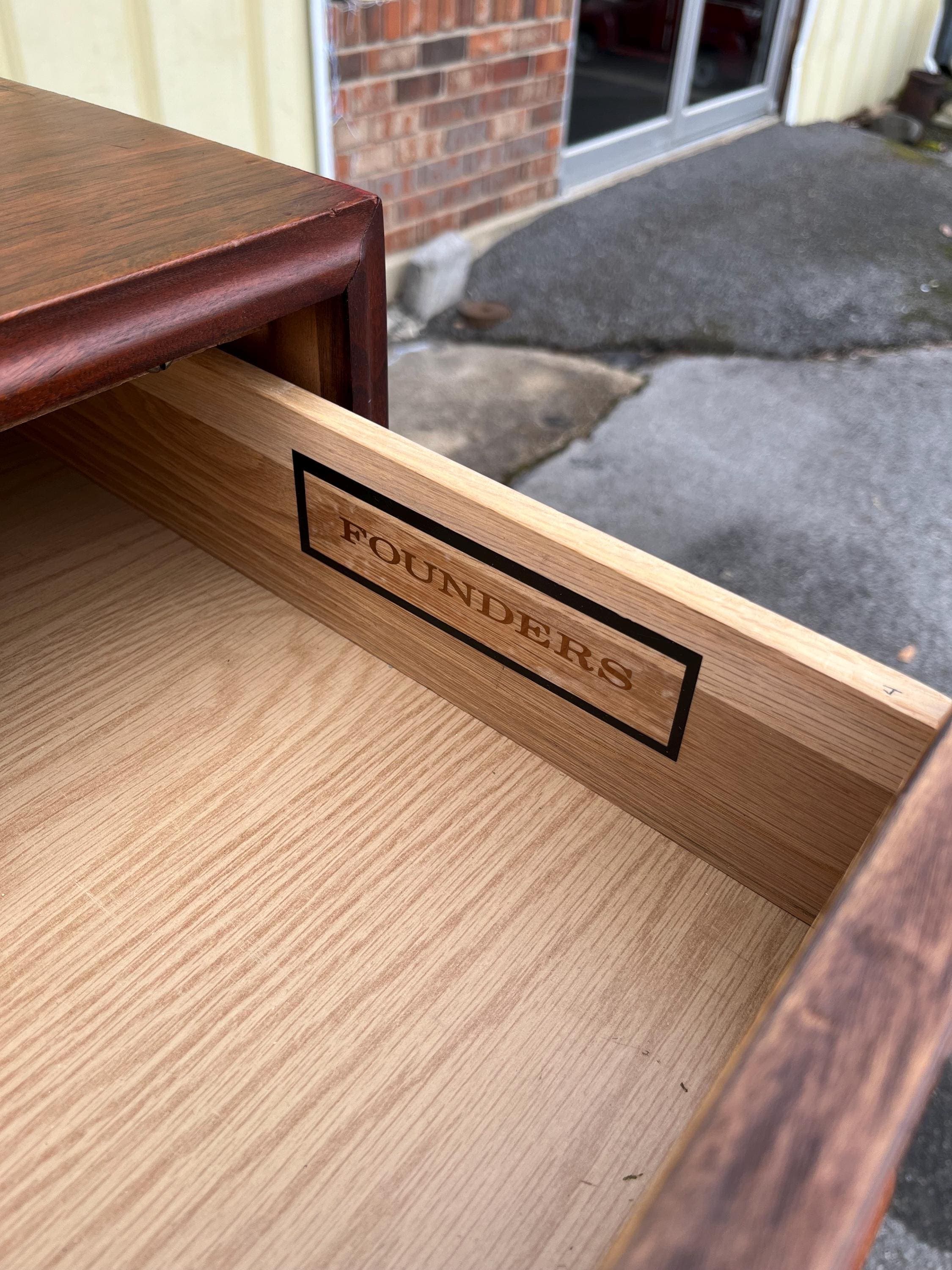 Founders MCM Walnut Chest of Drawers - Danish Style - Thumbnail 5