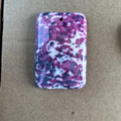 38 MM Flat back resin Pendant /Druzy Agate - Caboch. - Thumbnail 5