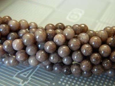4MM Natural Purple Aventurine Gemstone Round Beads - Aventurine Round Stone - Thumbnail 2