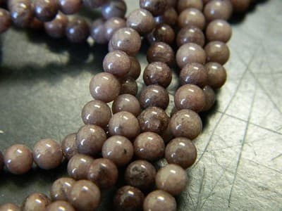 4MM Natural Purple Aventurine Gemstone Round Beads - Aventurine Round Stone - Image 1