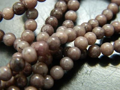 4MM Natural Purple Aventurine Gemstone Round Beads - Aventurine Round Stone - Thumbnail 5