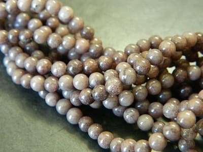 4MM Natural Purple Aventurine Gemstone Round Beads - Aventurine Round Stone - Thumbnail 4