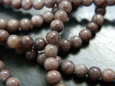 4MM Natural Purple Aventurine Gemstone Round Beads - Aventurine Round Stone - Thumbnail 3