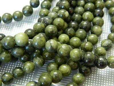 4MM Olive Green Taiwan Jade Beads - Dark Green Taiwan Jade Round Beads 150 Beads - Thumbnail 5